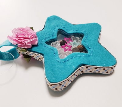 DIY PVC Felt Blue Star Art Kit